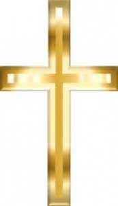 picture gold cross