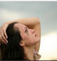 picture of woman pouring out heart